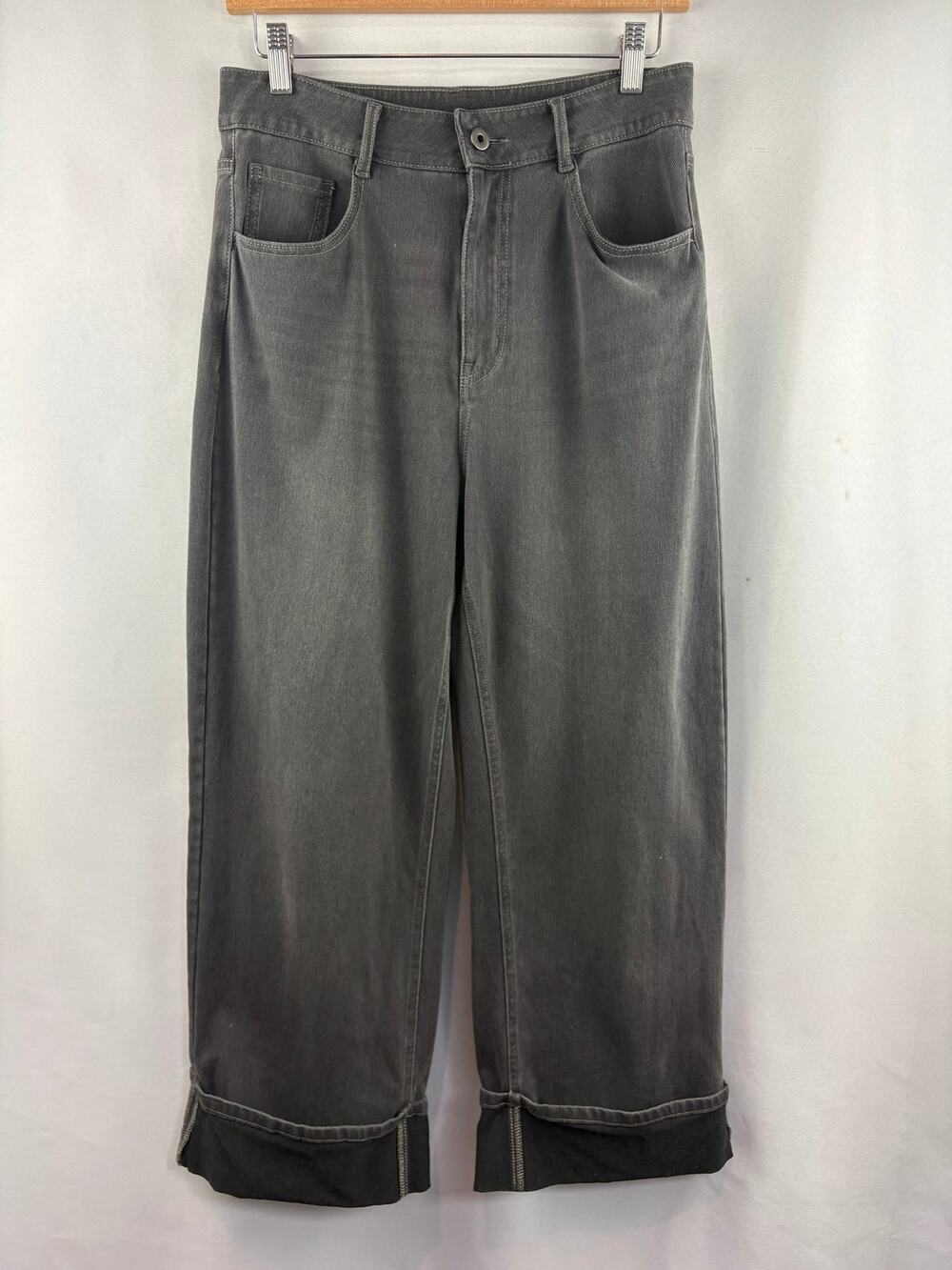 Women’s Halara Medium Charcoal Gray Baggy Jeans